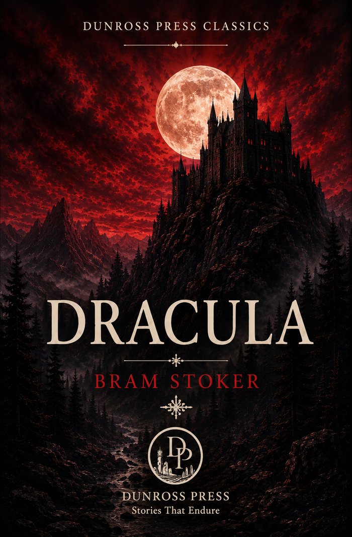 Dracula by Bram Stoker, Dunross Press Classics edition, book cover